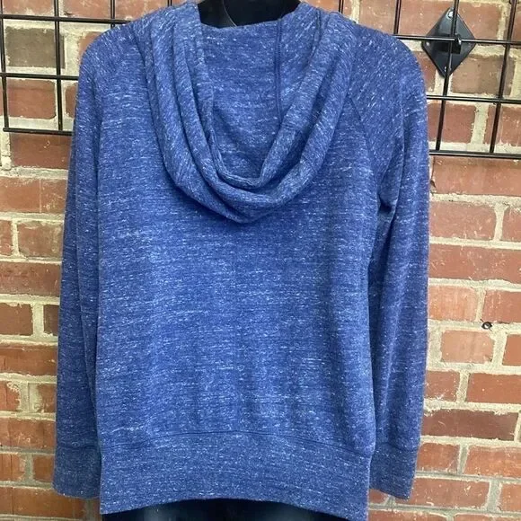 (1042) C-2 NIKE jacket blue and white with gold zipper - Picture 3 of 5